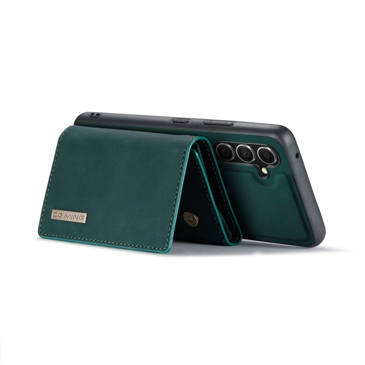 For Samsung Galaxy A34 5G DG.MING M1 Series 3-Fold Multi Card Wallet + Magnetic Phone Case(Green) - Galaxy Phone Cases by DG.MING | Online Shopping UK | buy2fix