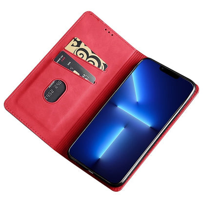 For Xiaomi 14 Pro Skin Feel Magnetic Leather Phone Case(Red) - 14 Pro Cases by buy2fix | Online Shopping UK | buy2fix