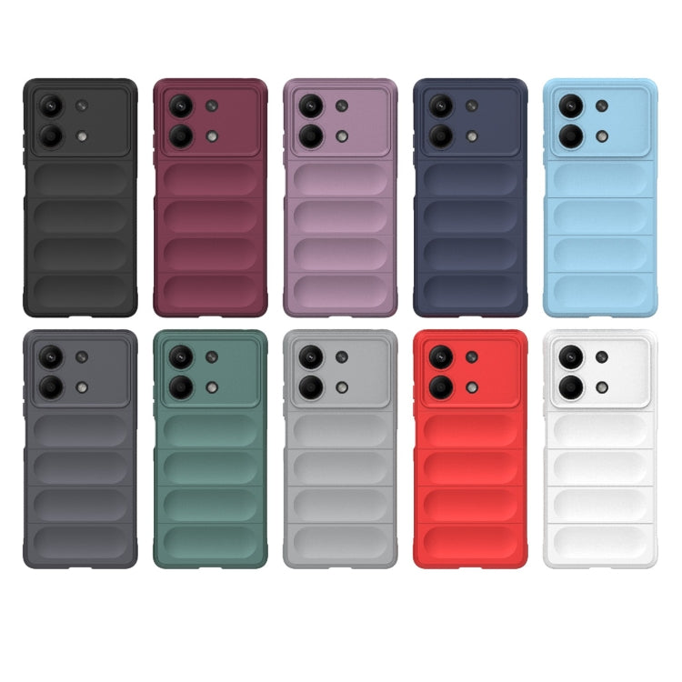 For Xiaomi Redmi Note 13R Pro 5G Magic Shield TPU + Flannel Phone Case(Red) - Xiaomi Cases by buy2fix | Online Shopping UK | buy2fix