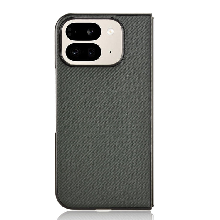 For Google Pixel 9 Pro Fold PU Leather PC Phone Case(Green) - Google Cases by buy2fix | Online Shopping UK | buy2fix