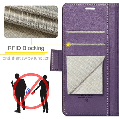 For Xiaomi Poco X6 5G CaseMe 023 Butterfly Buckle Litchi Texture RFID Anti-theft Leather Phone Case(Pearly Purple) - Xiaomi Cases by CaseMe | Online Shopping UK | buy2fix