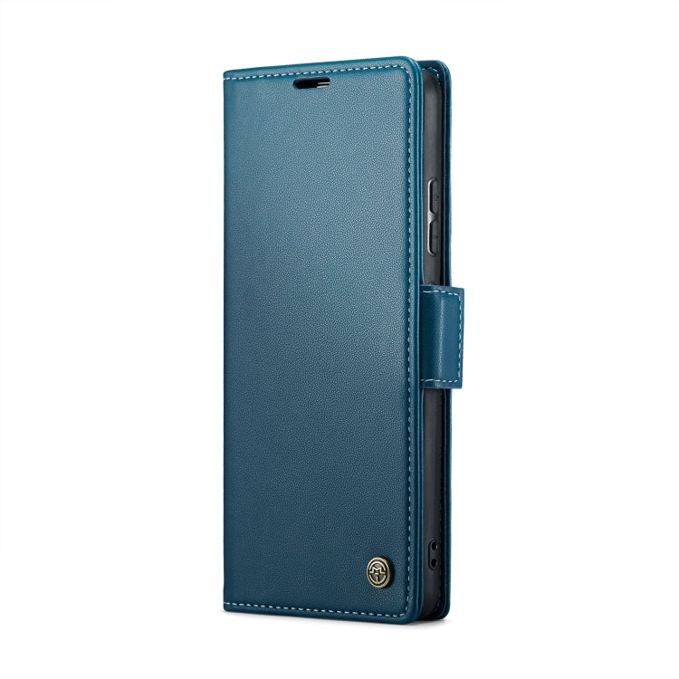 For Xiaomi Redmi Note 13 Pro+ 5G CaseMe 023 Butterfly Buckle Litchi Texture RFID Anti-theft Leather Phone Case(Blue) - Xiaomi Cases by CaseMe | Online Shopping UK | buy2fix