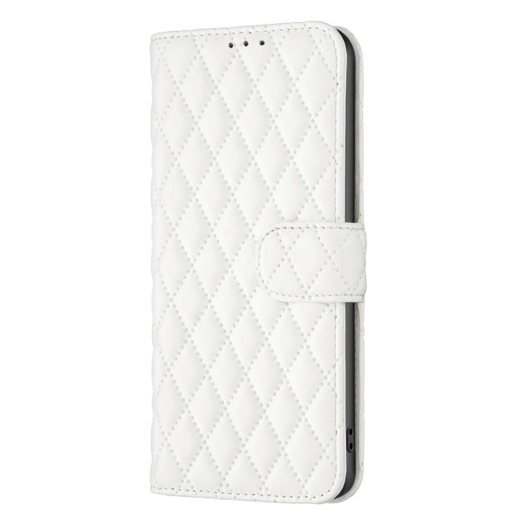 For Google Pixel 9 Diamond Lattice Wallet Leather Flip Phone Case(White) - Google Cases by buy2fix | Online Shopping UK | buy2fix