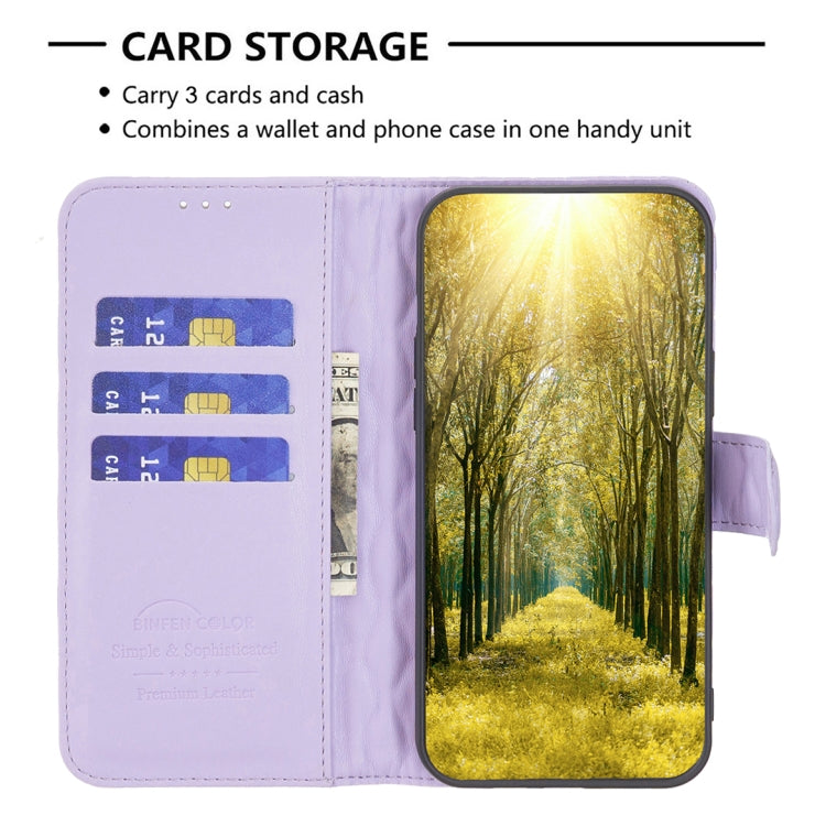 For Google Pixel 9 Pro Diamond Lattice Wallet Leather Flip Phone Case(Purple) - Google Cases by buy2fix | Online Shopping UK | buy2fix