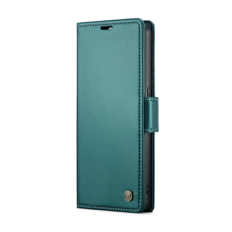 For OPPO Reno7 Z Global/Reno7 Lite Global CaseMe 023 Butterfly Buckle Litchi Texture RFID Anti-theft Leather Phone Case(Pearly Blue) - OPPO Cases by CaseMe | Online Shopping UK | buy2fix