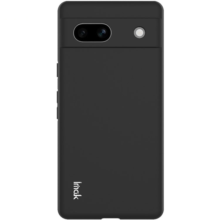 For Google Pixel 7a IMAK UC-3 Series Shockproof Frosted TPU Phone Case(Black) - Google Cases by imak | Online Shopping UK | buy2fix