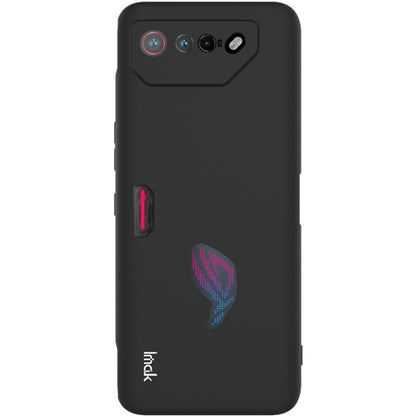 For Asus ROG Phone 7 IMAK UC-3 Series Shockproof Frosted TPU Phone Case(Black) - ASUS Cases by imak | Online Shopping UK | buy2fix