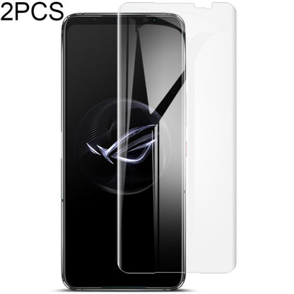 For Asus ROG Phone 7/ROG Phone 7 Pro 2pcs imak Curved Full Screen Hydrogel Film Protector - ASUS Tempered Glass by imak | Online Shopping UK | buy2fix