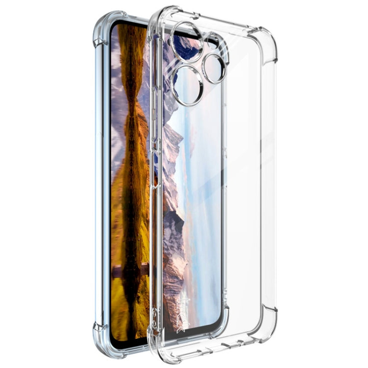 For Xiaomi Redmi 12 4G imak Shockproof Airbag TPU Phone Case(Transparent) - Xiaomi Cases by imak | Online Shopping UK | buy2fix