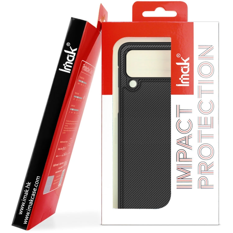 For vivo X Flip imak Ruiyi Series Carbon Fiber PU + PC Phone Case - vivo Cases by imak | Online Shopping UK | buy2fix