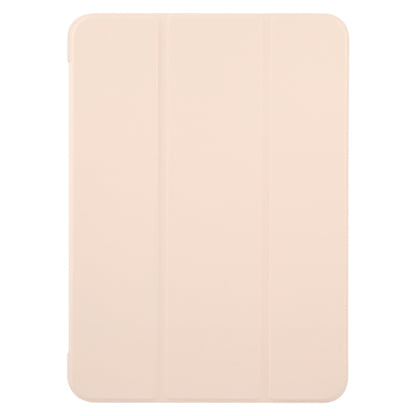 For iPad Air 13 2024 GEBEI 3-folding Holder Shockproof Flip Leather Tablet Case(Pink) - iPad Air 13 2024 Cases by GEBEI | Online Shopping UK | buy2fix