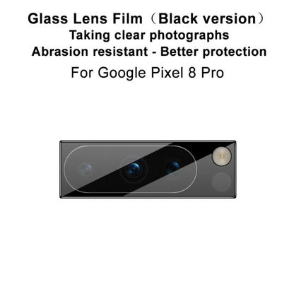 For Google Pixel 8 Pro IMAK Rear Camera Lens Glass Film Black Version - Other by imak | Online Shopping UK | buy2fix