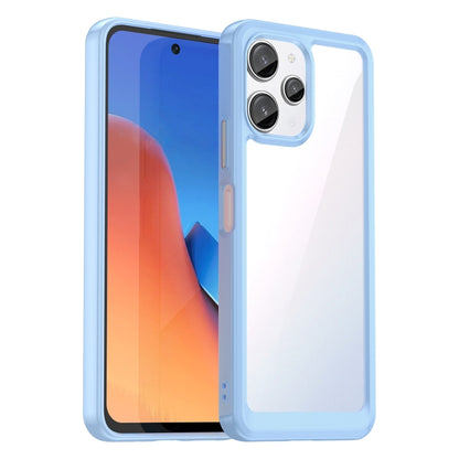 For Xiaomi Redmi 12R Colorful Series Acrylic Hybrid TPU Phone Case(Blue) - Xiaomi Cases by buy2fix | Online Shopping UK | buy2fix