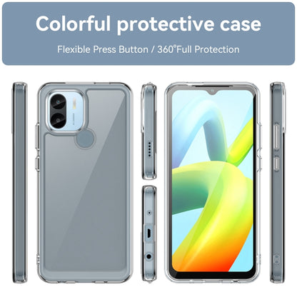 For Xiaomi Redmi A2+ Colorful Series Acrylic Hybrid TPU Phone Case(Transparent) - Xiaomi Cases by buy2fix | Online Shopping UK | buy2fix