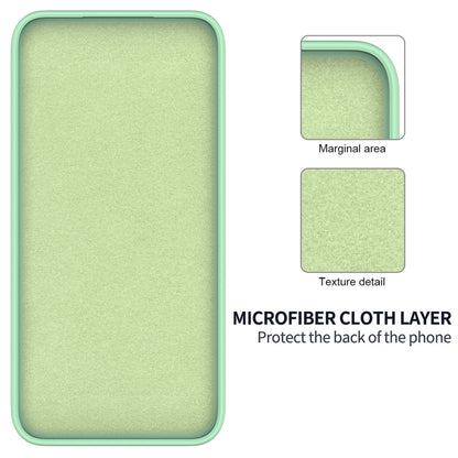 For Motorola Edge 50 Pro Pure Color Liquid Silicone Shockproof Phone Case(Green) - Motorola Cases by buy2fix | Online Shopping UK | buy2fix