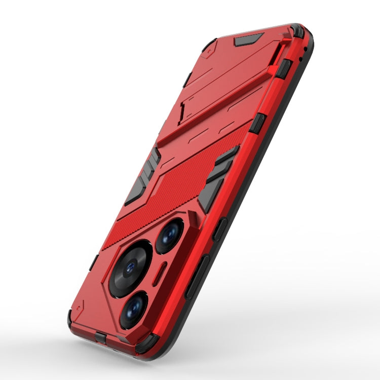 For Huawei Pura 70 Pro / 70 Pro+ Punk Armor 2 in 1 PC + TPU Phone Case with Holder(Red) - Huawei Cases by buy2fix | Online Shopping UK | buy2fix