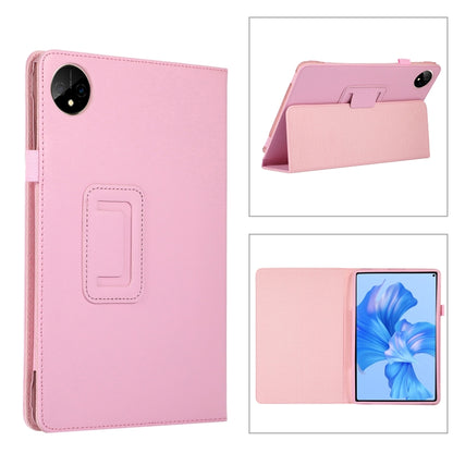 For Huawei MatePad Pro 11 2024 Litchi Texture Leather Tablet Case with Holder(Pink) - Huawei by buy2fix | Online Shopping UK | buy2fix