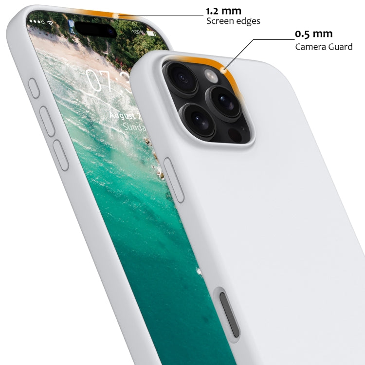 For iPhone 16 Pro Max Shockproof Silicone Magsafe Phone Case(White) - iPhone 16 Pro Max Cases by buy2fix | Online Shopping UK | buy2fix