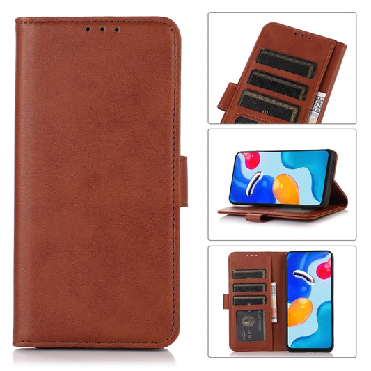 For OnePlus 12 Cow Texture Leather Phone Case(Brown) - OnePlus Cases by buy2fix | Online Shopping UK | buy2fix