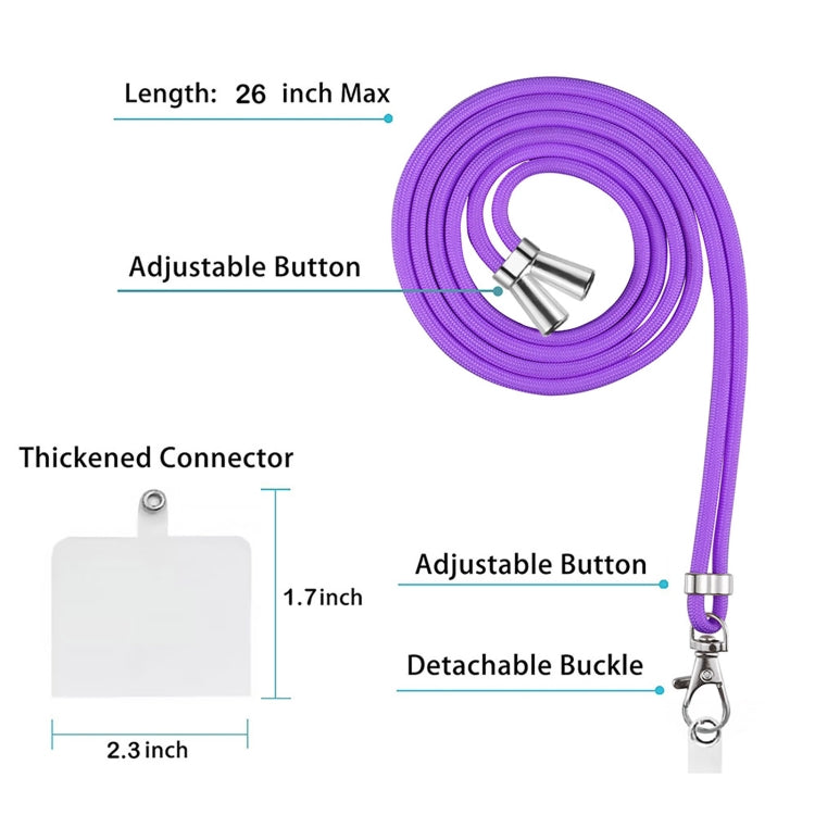 For Google Pixel 9 Pro XL Electroplating IMD TPU Phone Case with Lanyard(Purple Flower) - Google Cases by buy2fix | Online Shopping UK | buy2fix