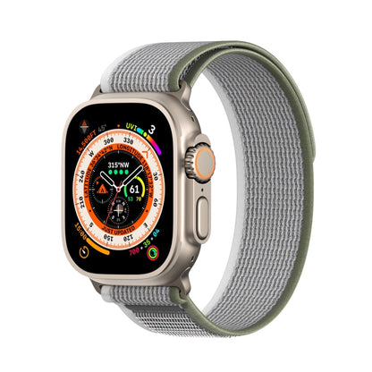 For Apple Watch 4 40mm DUX DUCIS YJ Series Nylon Watch Band(Green Grey) - Watch Bands by DUX DUCIS | Online Shopping UK | buy2fix