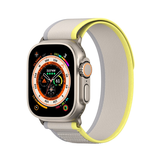 For Apple Watch 3 38mm DUX DUCIS YJ Series Nylon Watch Band(Yellow) - Watch Bands by DUX DUCIS | Online Shopping UK | buy2fix