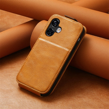 For Ulefone Note 16 Pro Zipper Wallet Vertical Flip Leather Phone Case(Brown) - Ulefone Cases by buy2fix | Online Shopping UK | buy2fix