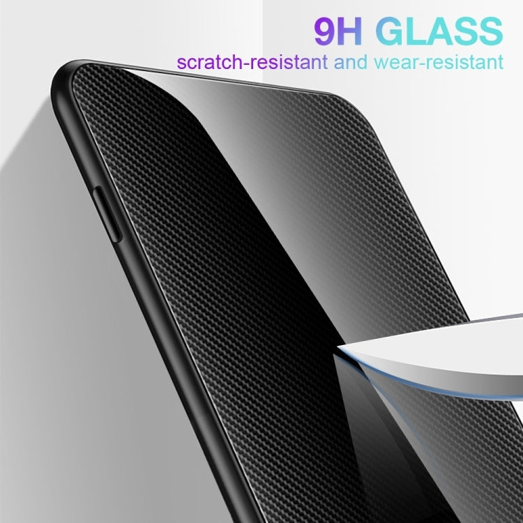 For iPhone 16 Pro Texture Gradient Glass TPU Phone Case(White) - iPhone 16 Pro Cases by buy2fix | Online Shopping UK | buy2fix