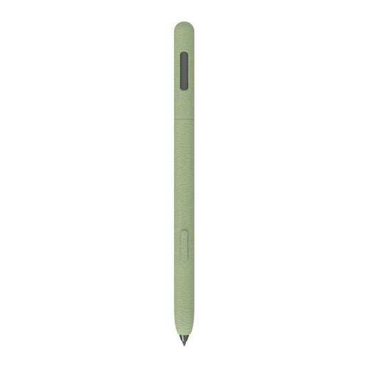 For Samsung Galaxy Tab S7 LOVE MEI Frosted Leather Texture Silicone Protective Pen Case(Green) - Pencil Accessories by LOVE MEI | Online Shopping UK | buy2fix