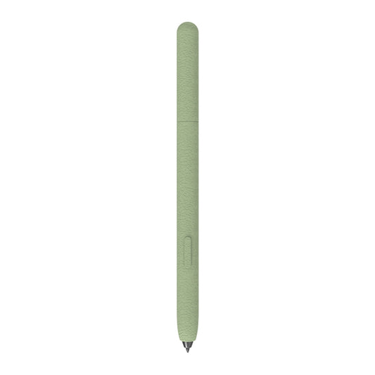 For Samsung Galaxy Tab S6 Lite LOVE MEI Frosted Leather Texture Silicone Protective Pen Case(Green) - Pencil Accessories by LOVE MEI | Online Shopping UK | buy2fix