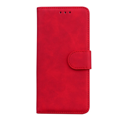 For Motorola Moto G Power 5G 2024 Skin Feel Pure Color Flip Leather Phone Case(Red) - Motorola Cases by buy2fix | Online Shopping UK | buy2fix