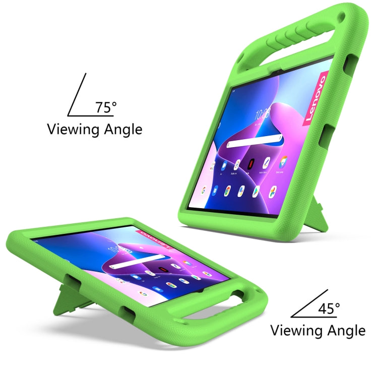 For Lenovo Pad Pro 2021 TB-J716F Handle Portable EVA Shockproof Tablet Case(Green) - Lenovo by buy2fix | Online Shopping UK | buy2fix