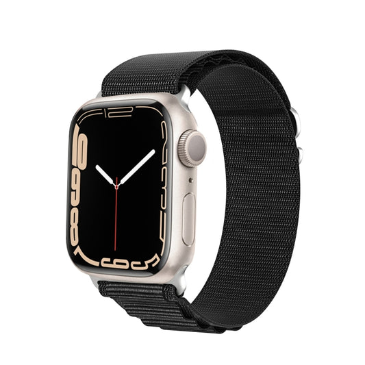 For Apple Watch Series 6 40mm DUX DUCIS GS Series Nylon Loop Watch Band(Black) - Watch Bands by DUX DUCIS | Online Shopping UK | buy2fix