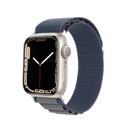 For Apple Watch Series 2 42mm DUX DUCIS GS Series Nylon Loop Watch Band(Blue) - Watch Bands by DUX DUCIS | Online Shopping UK | buy2fix