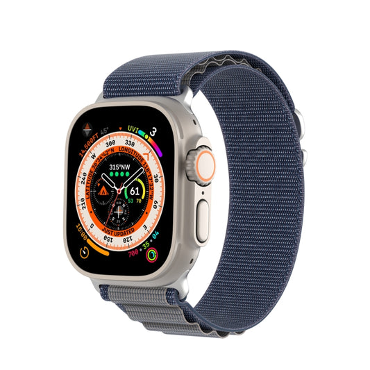 For Apple Watch Ultra 2 49mm DUX DUCIS GS Series Nylon Loop Watch Band(Blue) - Watch Bands by DUX DUCIS | Online Shopping UK | buy2fix