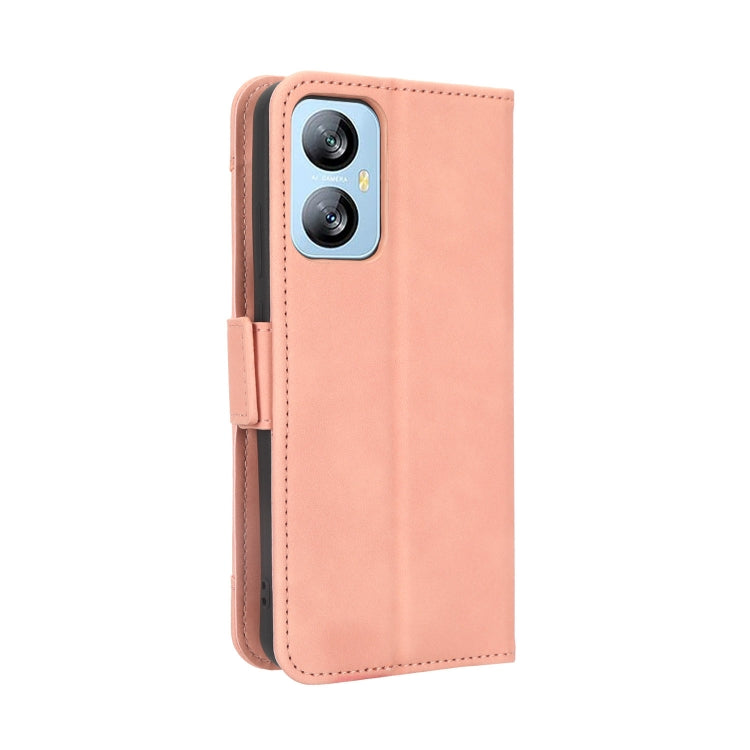 For Blackview A52 / A52 Pro Skin Feel Calf Texture Card Slots Leather Phone Case(Pink) - More Brand by buy2fix | Online Shopping UK | buy2fix