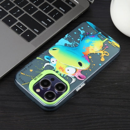 For iPhone 16 Pro Animal Pattern Oil Painting Series PC + TPU Phone Case(Colorful Bear) - iPhone 16 Pro Cases by buy2fix | Online Shopping UK | buy2fix