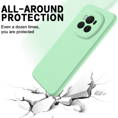 For Honor Magic6 Pure Color Liquid Silicone Shockproof Phone Case(Green) - Honor Cases by buy2fix | Online Shopping UK | buy2fix