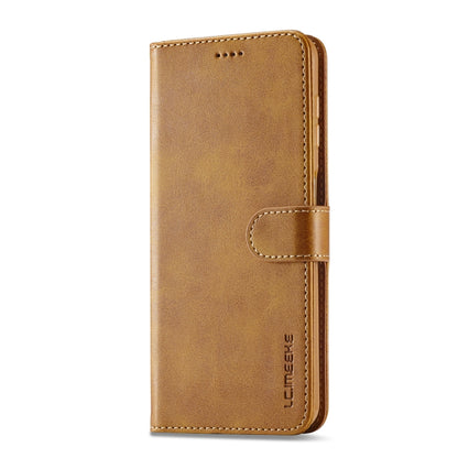 For Samsung Galaxy A55 5G LC.IMEEKE Calf Texture Leather Phone Case(Brown) - Galaxy Phone Cases by LC.IMEEKE | Online Shopping UK | buy2fix