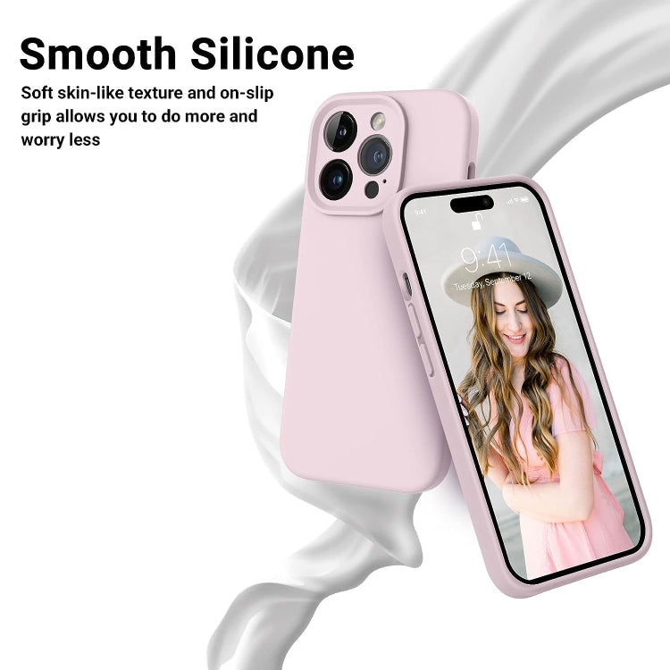 For iPhone 13 LK MagSafe Magnetic Silicone Phone Case(Pink) - iPhone 13 Cases by buy2fix | Online Shopping UK | buy2fix