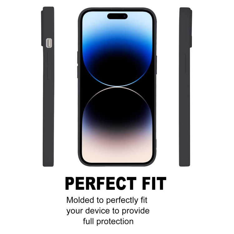 For iPhone 15 Pro Max GOOSPERY SOFT FEELING Liquid TPU Soft Phone Case(Black) - iPhone 15 Pro Max Cases by GOOSPERY | Online Shopping UK | buy2fix