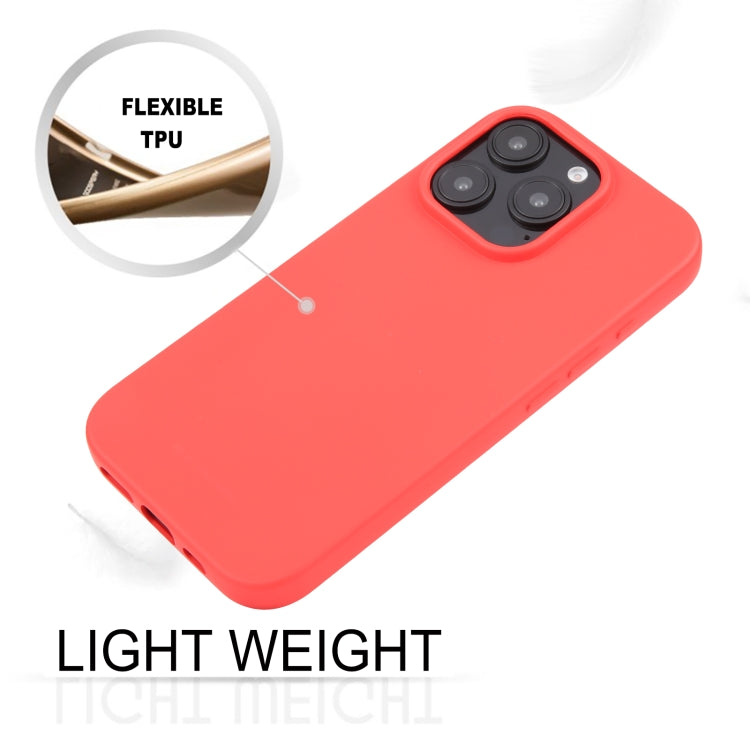 For iPhone 16 Pro GOOSPERY SOFT FEELING Liquid TPU Soft Phone Case(Red) - iPhone 16 Pro Cases by GOOSPERY | Online Shopping UK | buy2fix