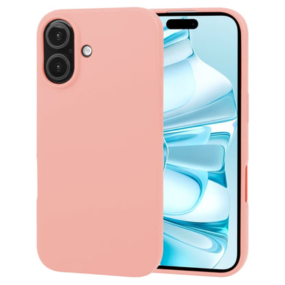 For iPhone 16 GOOSPERY SOFT FEELING Liquid TPU Soft Phone Case(Pink) - iPhone 16 Cases by GOOSPERY | Online Shopping UK | buy2fix