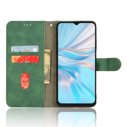 For Blackview OSCAL C70 Skin Feel Magnetic Flip Leather Phone Case(Green) - More Brand by buy2fix | Online Shopping UK | buy2fix