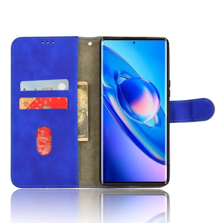 For Blackview A200 Pro Skin Feel Magnetic Flip Leather Phone Case(Blue) - More Brand by buy2fix | Online Shopping UK | buy2fix