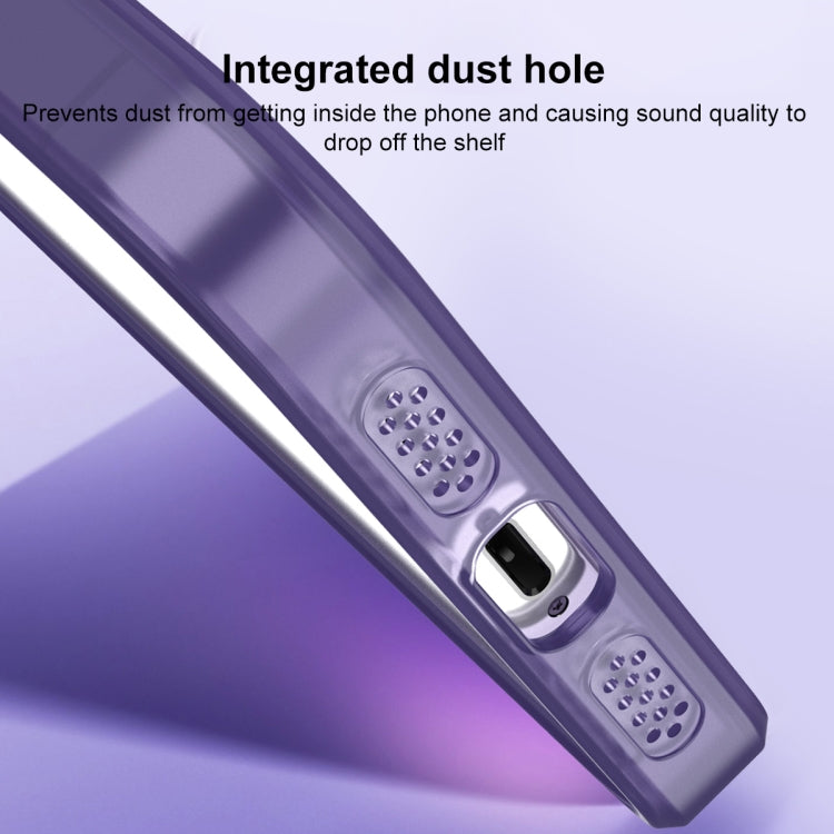 For iPhone 13 Pro MagSafe Frosted Translucent Mist Phone Case(Dark Purple) - iPhone 13 Pro Cases by buy2fix | Online Shopping UK | buy2fix