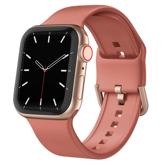 For Apple Watch Ultra 49mm Pin Buckle Silicone Watch Band(Coral) - Watch Bands by buy2fix | Online Shopping UK | buy2fix