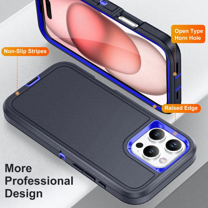 For iPhone 16 Pro Max Life Waterproof Rugged Phone Case(Dark Blue + Royal Blue) - iPhone 16 Pro Max Cases by buy2fix | Online Shopping UK | buy2fix