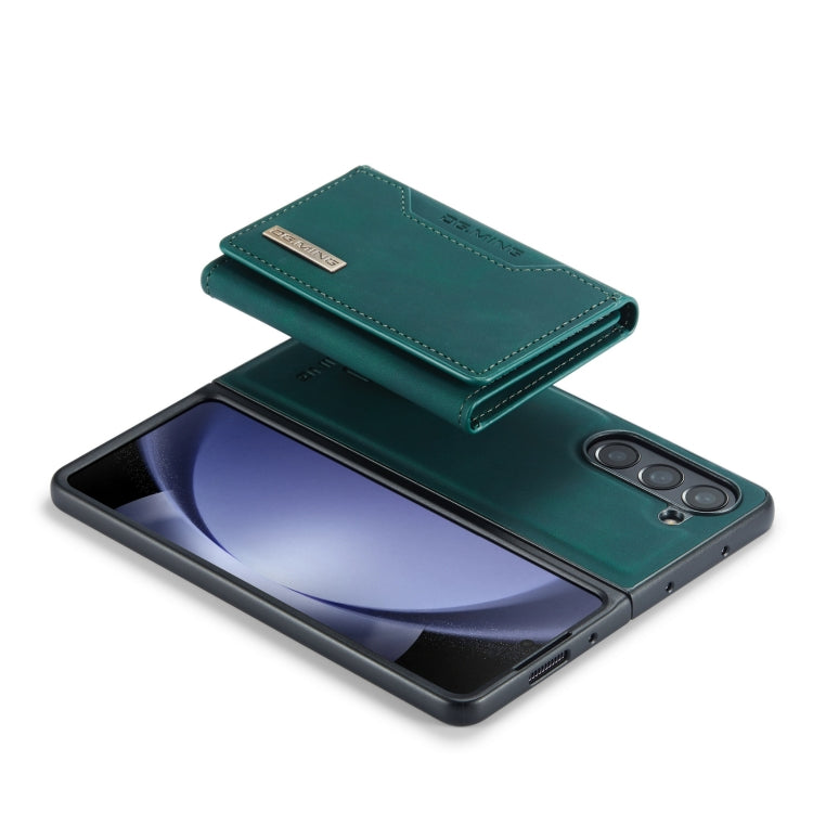 For Samsung Galaxy Z Fold5 DG.MING M2 Series 3-Fold Multi Card Bag + Magnetic Phone Case(Green) - Galaxy Z Fold5 Cases by DG.MING | Online Shopping UK | buy2fix