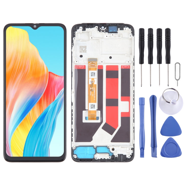 For OPPO A38 4G OEM LCD Screen Digitizer Full Assembly with Frame - LCD Screen by buy2fix | Online Shopping UK | buy2fix